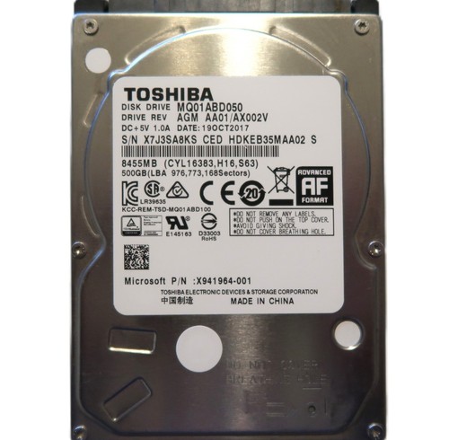 Toshiba mq01abd050 - toshiba,