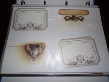 Lot de 504 étiquettes vierges