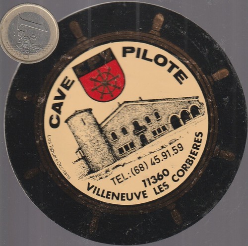 Autocollants vin cave pilote - vin.,