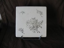 Rare antique Lunéville earthenware trivet circa 1920