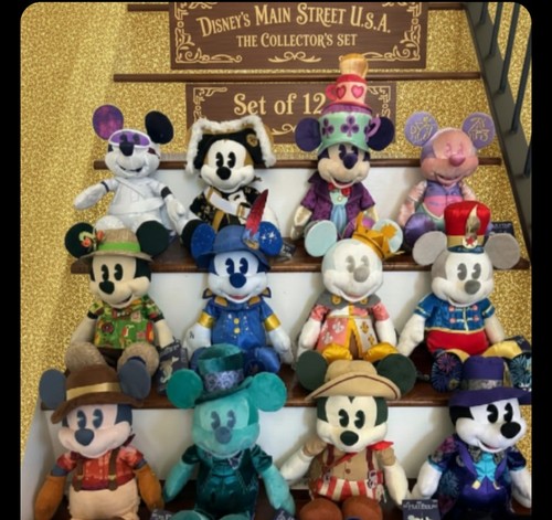 Disneyworld plush set - disneyworld, 12