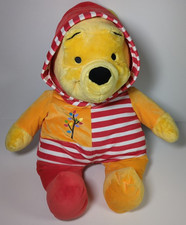 Grande Peluche Winnie L'ourson Salopette DISNEY Nicotoy 52cm Très Bon État 