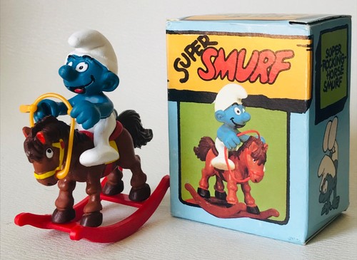 Super schtroumpf cheval - super,