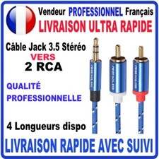 Câble 2 RCA AUDIO mâle vers