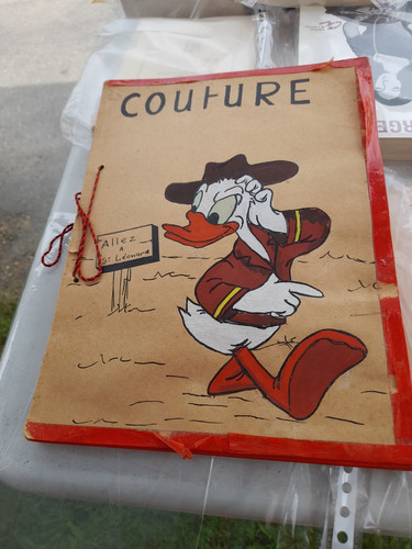 Cahier couture ancien - cahier,