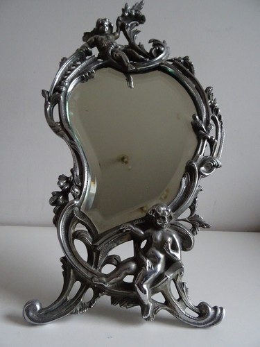 Ancien miroir psyché - psyché, en