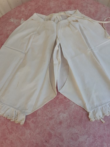 Linge ancien 1900 culotte - .,