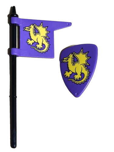 Playmobil bouclier drapeau - playmobil,