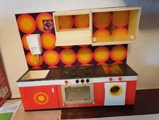 Cuisine jouet poupée orange