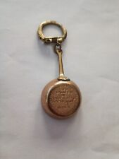 Vintage Syndicat des Hôteliers Restaurateurs Keychain Copper Stove Keychain