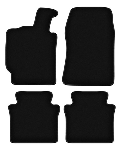 Tapis sol velours noir - velours,
