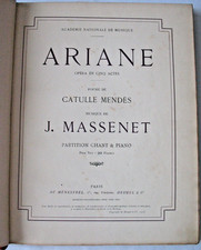 PARTITION Intégrale ARIANE de