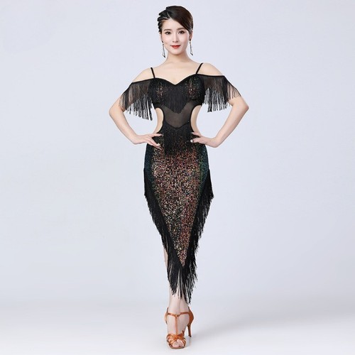 Robe danse midi sexy pour - de,