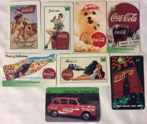Coca cola lot telecartes - lot,