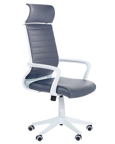 Chaise bureau gris blanc - chaise, et