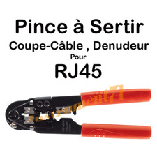 Pince à Sertir pour Fiches Modulaire RJ45 8P8C