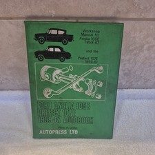 Auto press Ltd, owners manual ford anglia 105E, prefect107E, 1959 to 1967