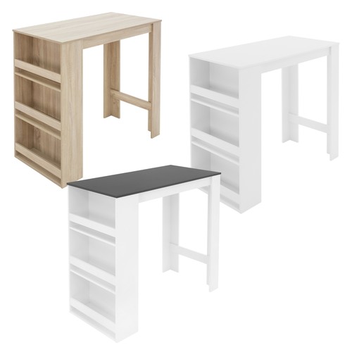Table bar avec étagère - avec,
