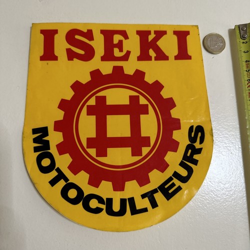 Autocollant motoculteurs iseki - autocollant,
