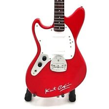 Miniature KURT COBAIN Guitar with Stand For NIRVANA Display GIFT