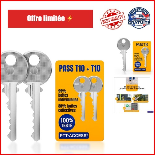 Lot clés pass - lot, ptt