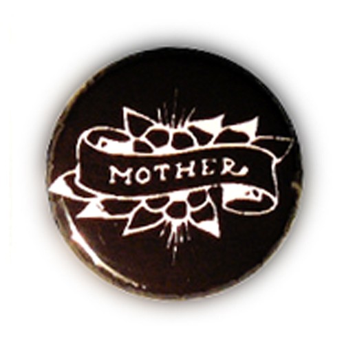 Badge tattoo mother noir - badge,