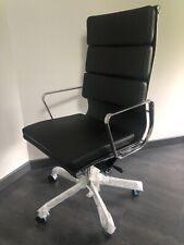 Fauteuil bureau cuir noir type