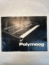MOOG POLYMOOG SYNTHESIZER OWNERS MANUAL 203a Keyboard book VINTAGE SYNTH DEALER