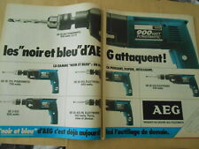1981 Advertising AEG Black and Blue Drill