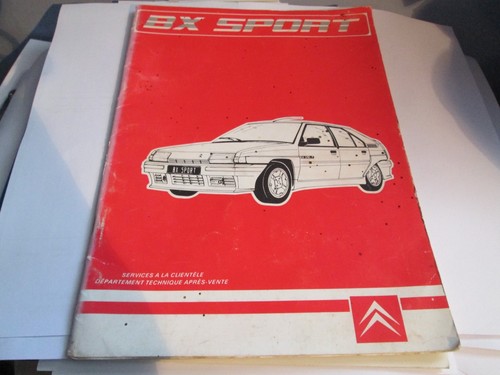 Revue technique citroen - technique, bx