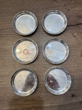 6 coupelles dessous de verre Christofle en métal argenté