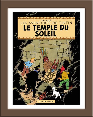 Herge serigraphies temple - herge,