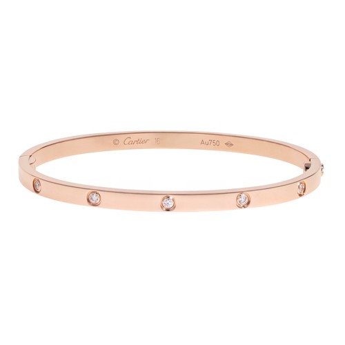 Cartier 18k rose gold diamond - cartier,