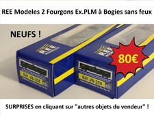 REE MODELES Lot de 2 Fourgons