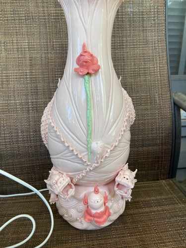 Chinese baluster vase lamp - baluster,
