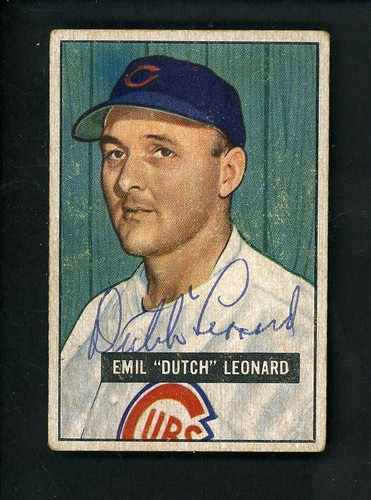 1951 bowman signed 102 - bowman,
