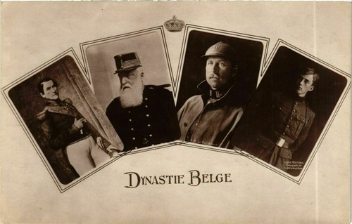 Cpa dynastie belge belgian - dynastie,