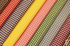 Vichy Tissu Polycoton 0.3cm Carré - Ressort Solde - 3M pour Prix De 2m