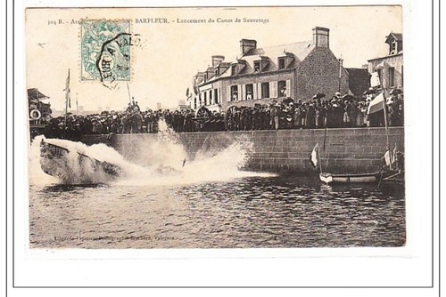 Barfleur lancement du - barfleur, canot