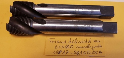 Taraud machine hélicoïdal - , en