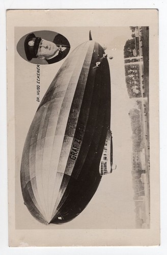 Zeppelin lettre aérienne ak - aérienne,