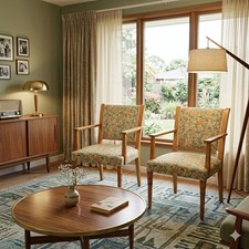 Paire de Fauteuils Vintage