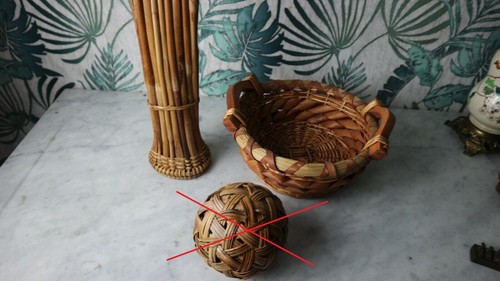 Lot objets afrique asie - lot,