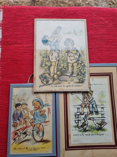 Gravures anciennes germaine - gravures,