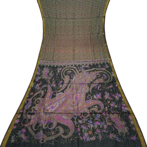 Sari vintage vert deux - sari,
