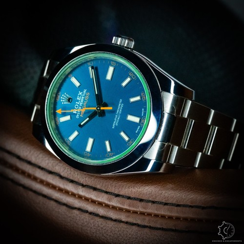 Rolex milgauss blue green - milgauss,