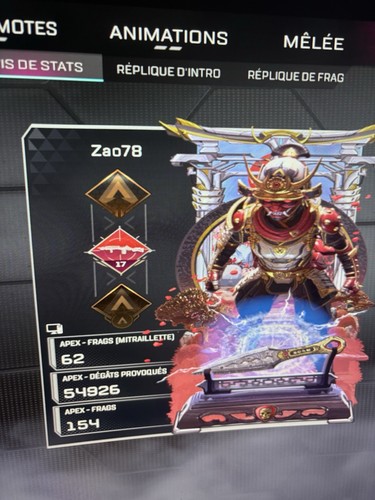 Compte apex legends heirloom - compte,