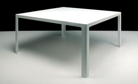 Table haute 140x140 métal