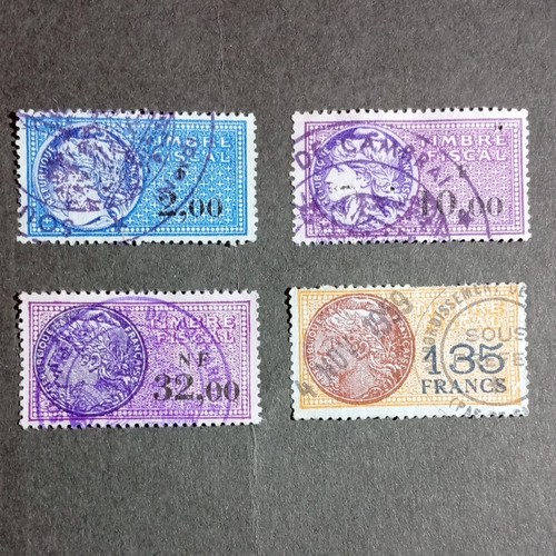 Timbres fiscaux france - france, de