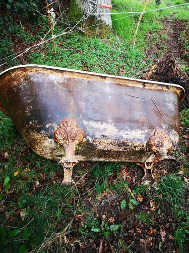 Baignoire ancienne fonte - baignoire, en